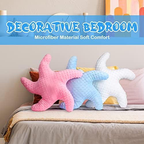 Fumete Starfish Throw Pillow 20 Blue 2 Pcs