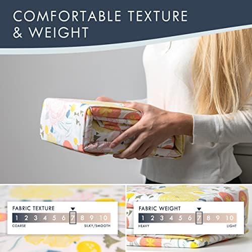 Light Floral Queen Bed Sheets Set by Where The Polka Dots Roam