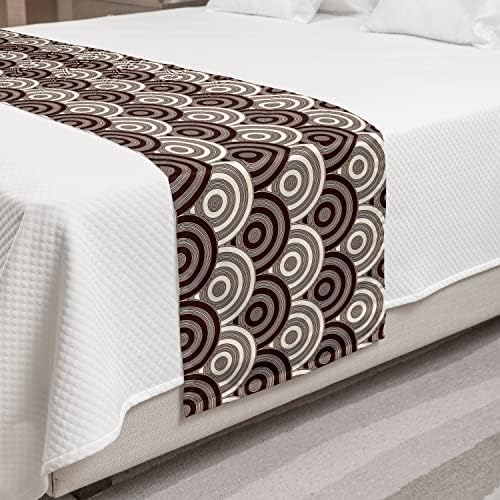Ambesonne Earth Tones Bed Runner Queen Size 1
