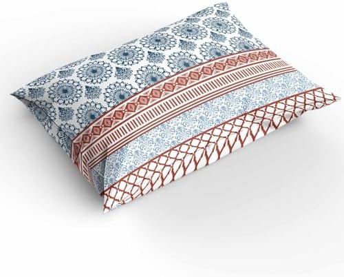 Boanket 3 Piece Queen Bedding Set with Zipper and Tie-In Pillowcases