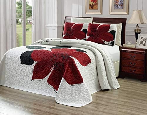 Grand Linen 3-Piece Reversible Quilt Set Bedspread