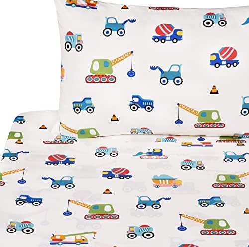 J-pinno Kids Cartoon 100 Cotton Sheet Set 3 Pieces