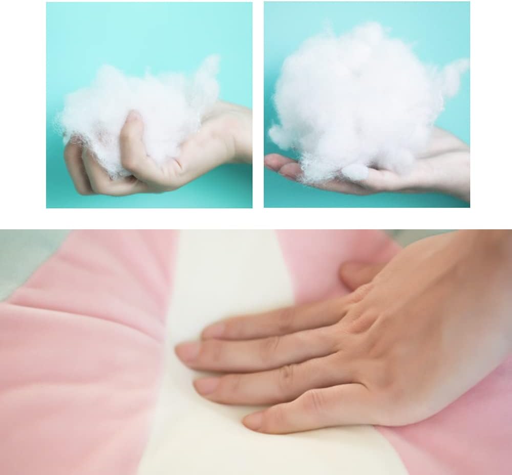 BENEKIY Rainbow Cloud Plush Pillow for Girls 21 Inch Throw