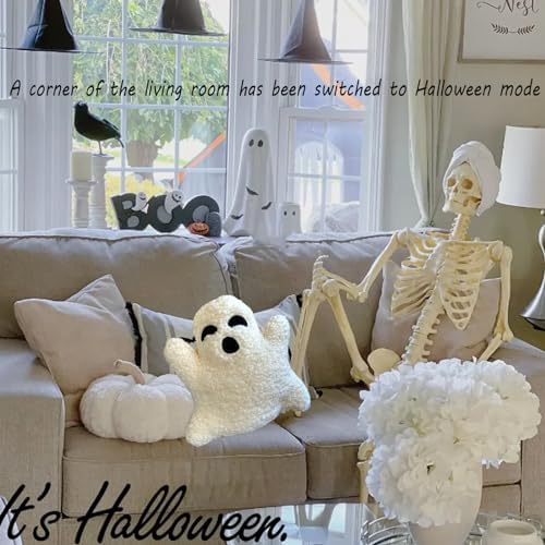 Halloween Ghost Pillow 3PCS Cute Plush Decorative Throw