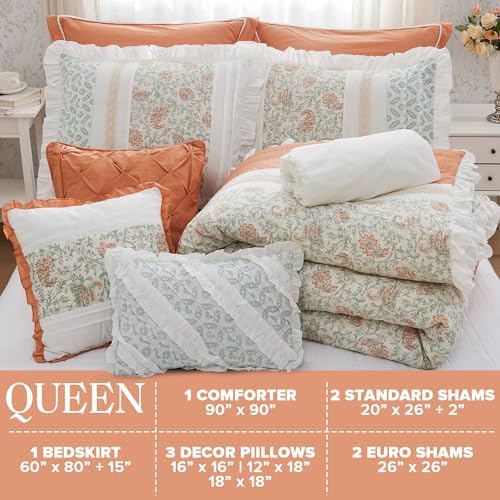 Madison Park Dawn 9 Piece Cotton Comforter Set