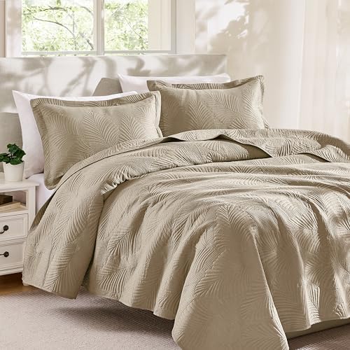 B2EVER King Size Quilt Set with Pillow Shams