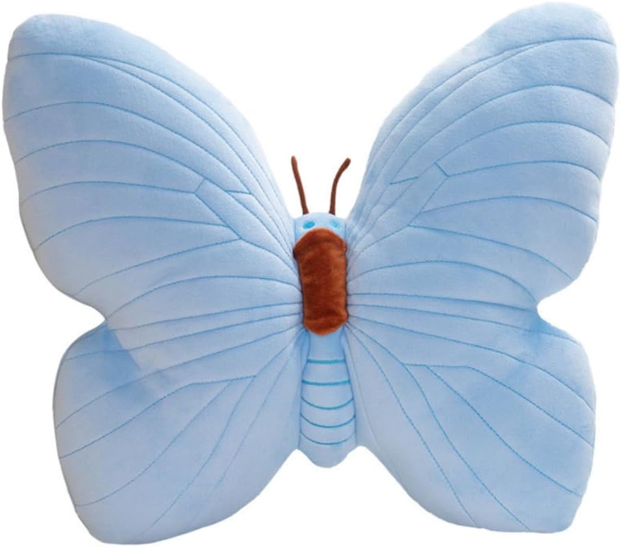 Butterfly Shaped Plush Throw Pillow for Kids and Home