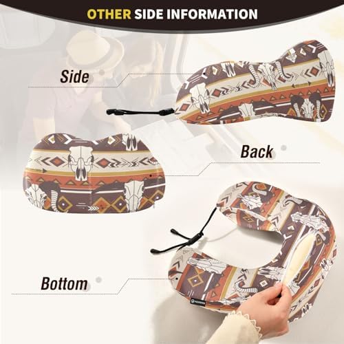 Burbuja Western Aztec Neck Pillow for Travel