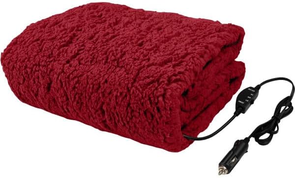 Stalwart Heated Car Blanket 2-Pack - Red 1