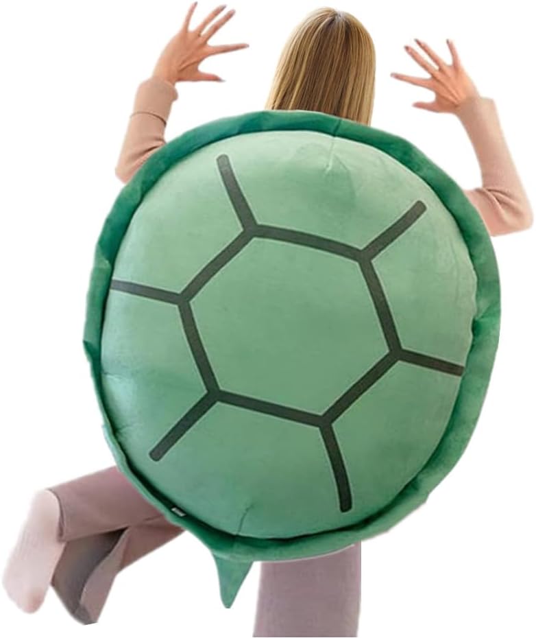 SEAHOME Wearable Turtle Shell Pillow 40 Inch Plush Costume for Kids Adults