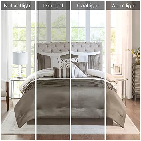 Madison Park Amherst Faux Silk 7-Piece Comforter Set
