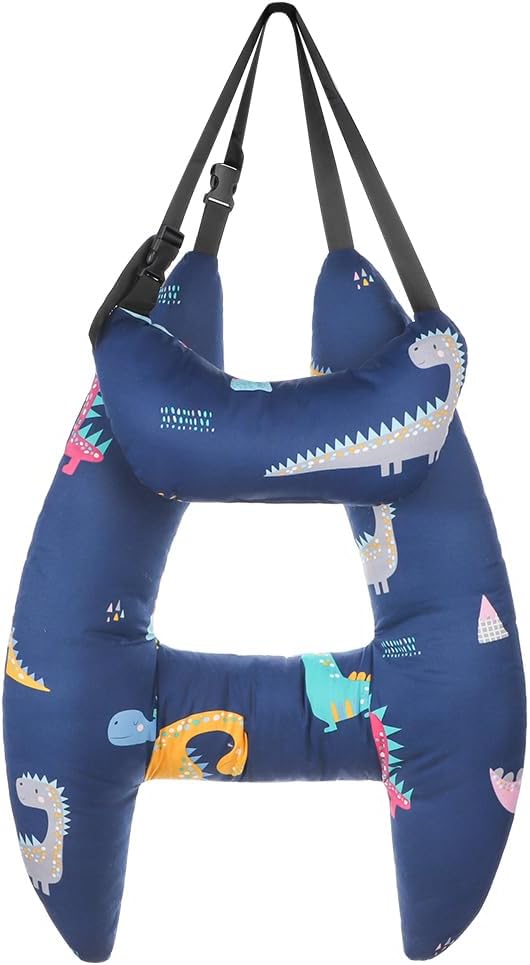 SIQITECHNO Dinosaur Travel Pillow for Kids Adults 1