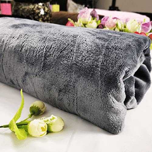 USB Heated Flannel Throw Blanket 3 Heat Levels Auto Off Gray