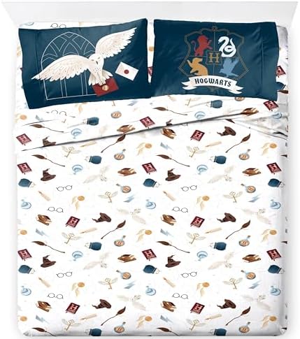 Jay Franco Kids Sheet Set - 4 Piece Full Harry Potter 02