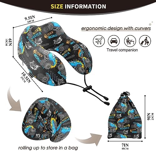 Sletend Travel Neck Pillow with Storage Bag 1