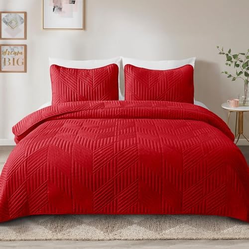 Exclusivo Mezcla Ultrasonic Full Queen Quilt Set