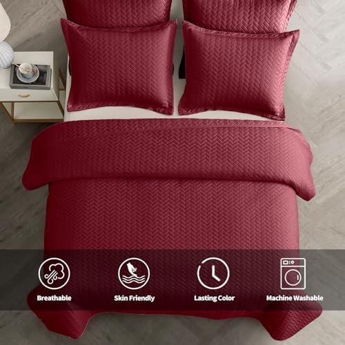 MapleStone Oversized King Quilt Set - 3 Piece