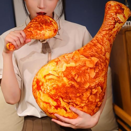 WeiWeiLee Cartoon Chicken Leg Plush Pillow 50cm