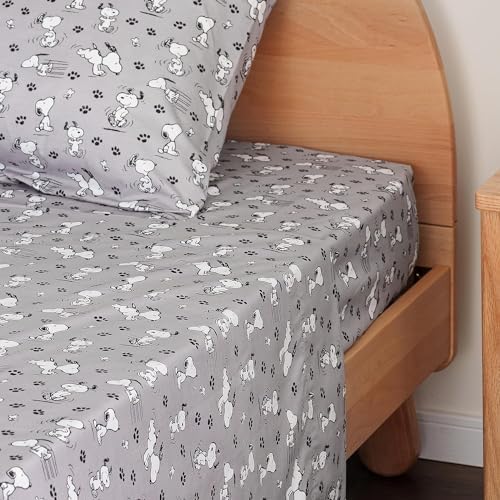Berkshire Blanket Peanuts Kids Sheet Set Queen Size 4 Pieces