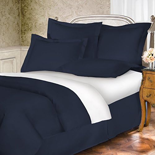 Belles Whistles 400 Tc Pillow Shams Euro Navy