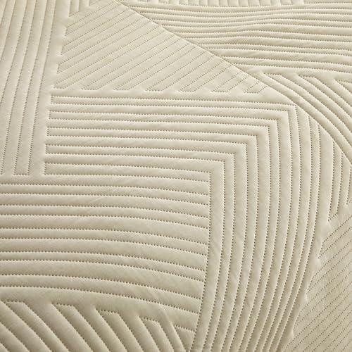 Chic Home Sianna 3 Piece Queen Quilt Set - Beige