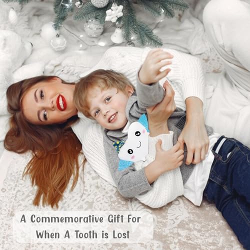 TiniPix Tooth Fairy Pillow with Shiny Wings and Pocket
