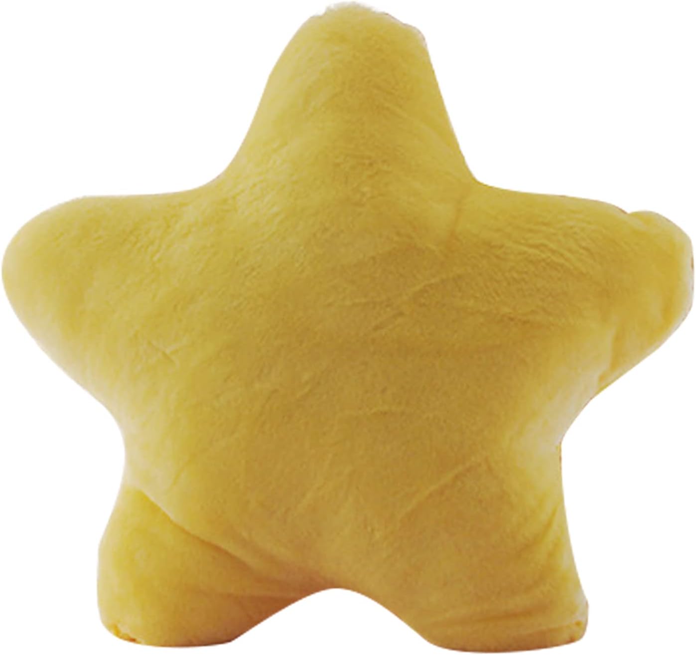 AUCOOMA Star Shaped Plush Throw Pillow - Soft Yellow 157 Inch