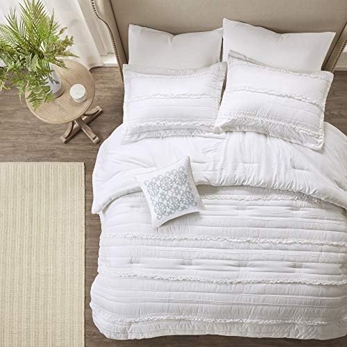 Madison Park Celeste Comforter Set White 5 Piece King
