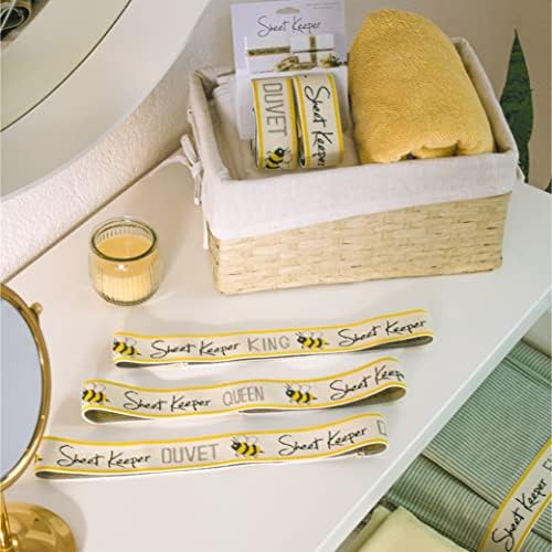 Sheet Keeper USA Made - Queen Size Sheet Bands for Bedding