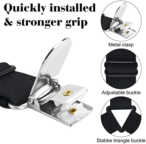Morcheiong Sheet Fasteners Straps Set of 2