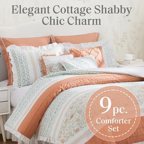 Madison Park Dawn 9 Piece Cotton Comforter Set