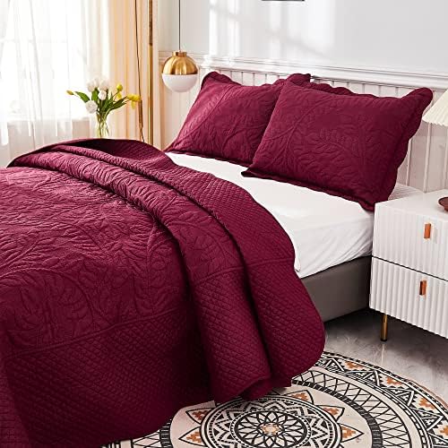 MarCielo 3-Piece 100 Cotton Quilt Set