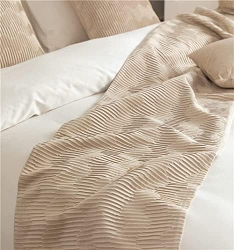 Tophacker Velvet Bed Runner with 2 Cushion Covers