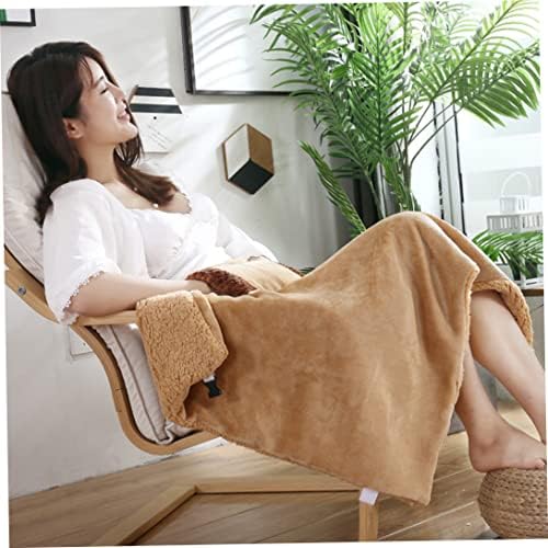 Heated Throw Blanket with USB Cable and Hand Warmer Pocket 1