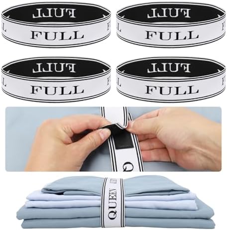 BROPGOD Adjustable Bed Sheet Bands with Velcro