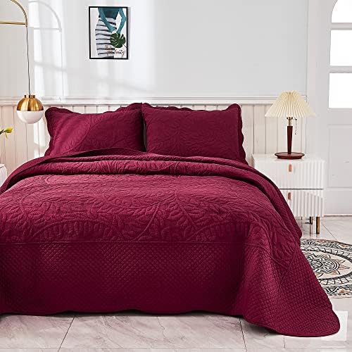 MarCielo 3-Piece 100 Cotton Quilt Set