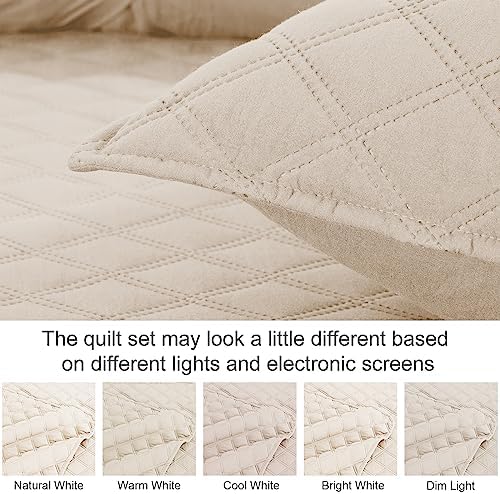 Exclusivo Mezcla Soft Quilt Set King Size 3 Pieces