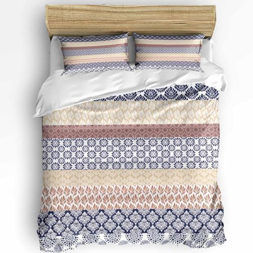 Boanket 3 Piece Queen Duvet Cover Set with Zipper