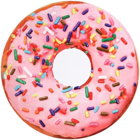 Bnuitland Pink Donut Throw Blanket 300 GSM Flannel