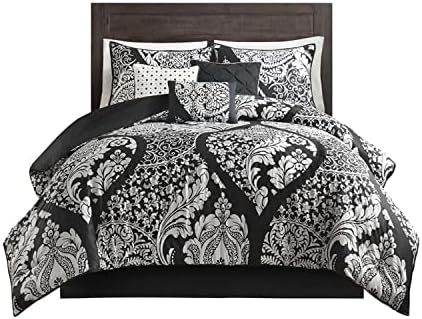 Madison Park Vienna Comforter Set - 7 Piece Black