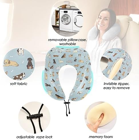 Sletend Travel Neck Pillow with Storage Bag
