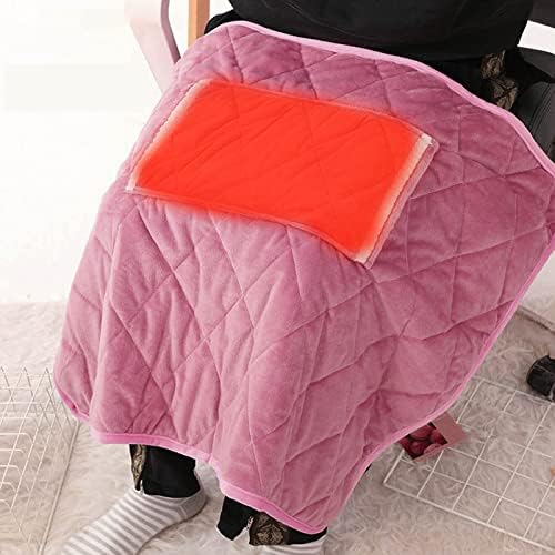 CENGNIAN 5V USB Heating Blanket for Back Pain Relief Pink