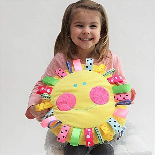Hello Sunshine 14 Yellow Plush Throw Pillow