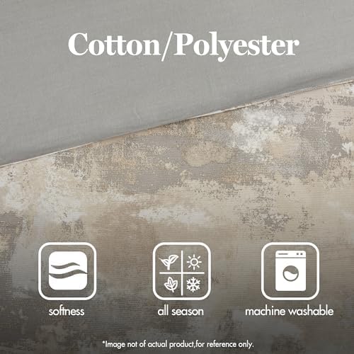 Madison Park Gray Queen Comforter Set 7 Piece