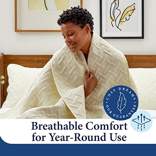 Cosy House Collection Bamboo Rayon Quilt Set 3-Piece