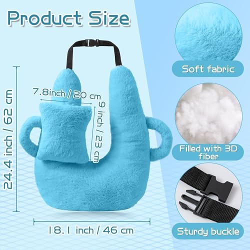 Travel Pillow for Adults and Children Blue