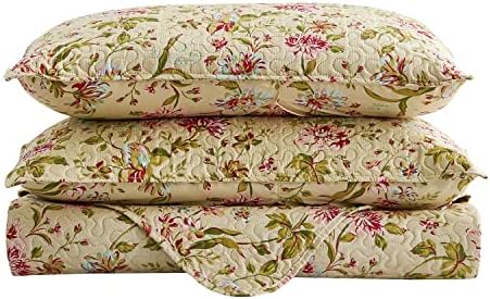 MERRY HOME Quilt Set - 3-Piece Boho Reversible Bedding Set King
