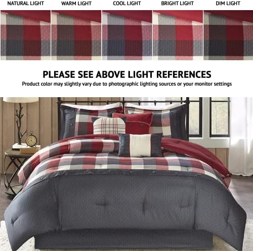 Madison Park Ridge Comforter Set 7 Piece
