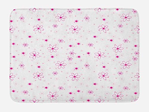 Ambesonne Cartoon Bath Mat 302 x 20 Plush Non-Slip 1