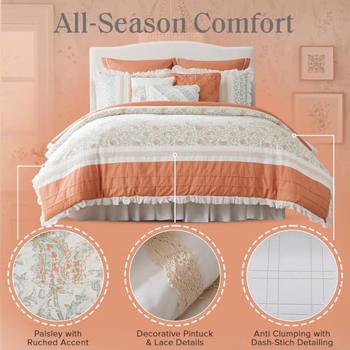 Madison Park Dawn 9 Piece Cotton Comforter Set